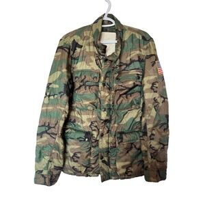 Vintage Ralph Lauren camouflage coat Denim and Supply medium athleisure hunt